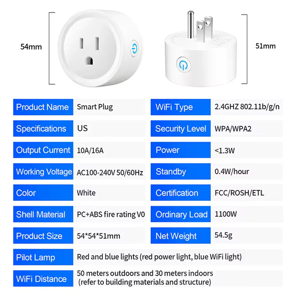 Nuvexa™ - Innovative SMART Wifi plug US